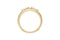 Classic Trio Oval Pear Diamond Ring — 18K Yellow Gold, view 1