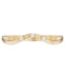 Delicate Yellow Gold Diamond Curve Ring — 18K Yellow Gold, view 3