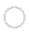Minimalist Baguette Cut Diamond Ring — 18K White Gold, view 1