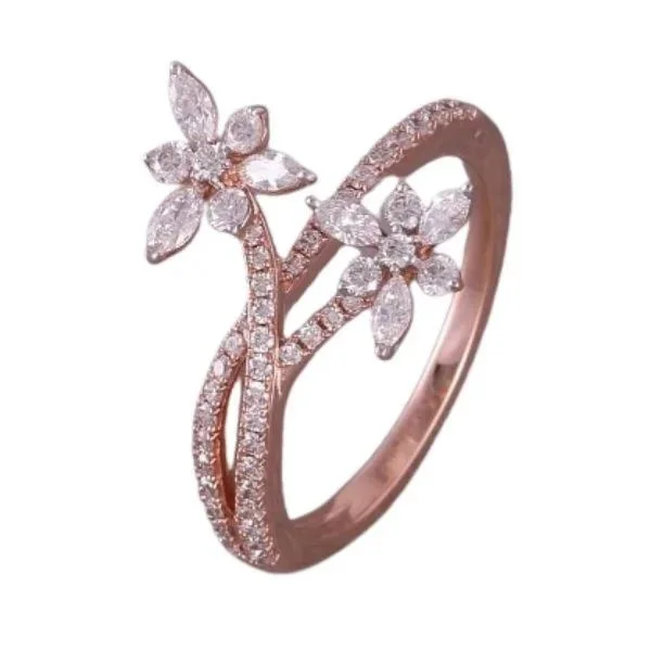 Floral Touch Diamond Ring for women